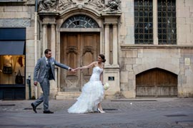 Photographe de mariage à Dijon - Couple de mariés